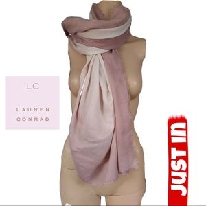 LC Lauren Conrad Mauve ‘Ombre Scarf
